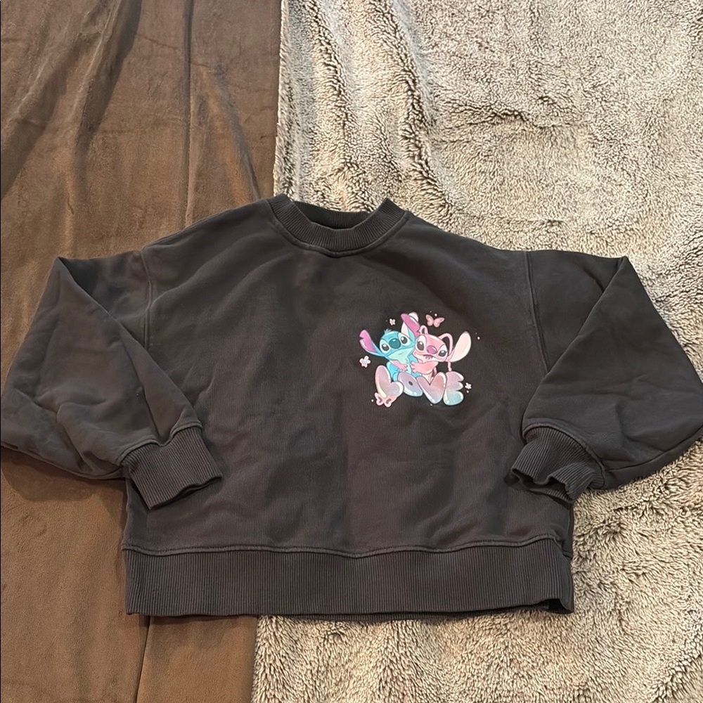 Zara “Stitch” pullover sweatshirt
